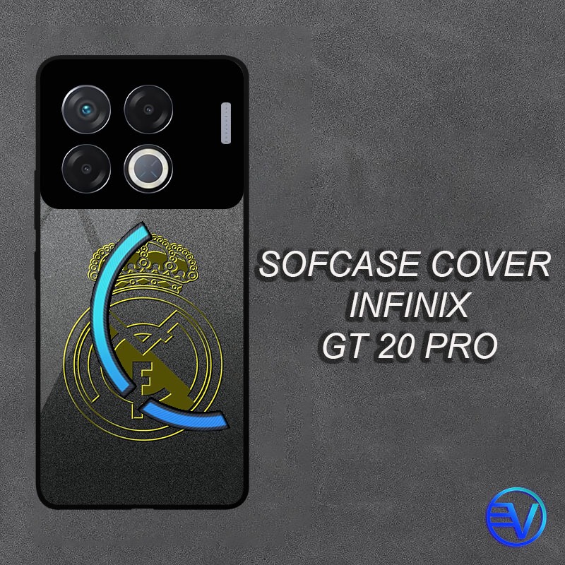 [ GT51 REAL MADRID ] Softcase Cover Infinix GT 20 Pro dan All Type Case Kilau Mirror Sublime Silikon