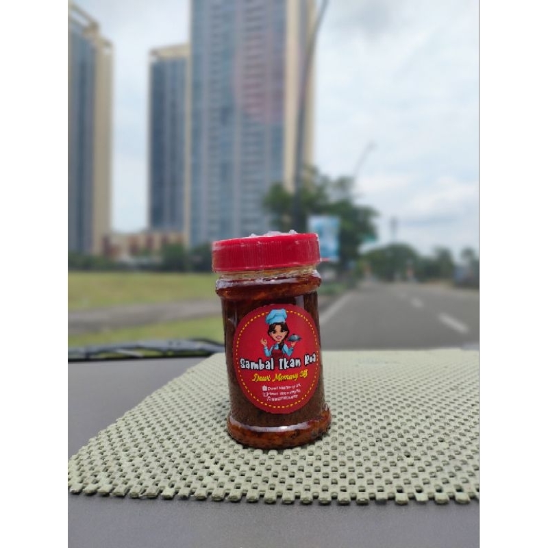 

Sambal ikan roa asap asli