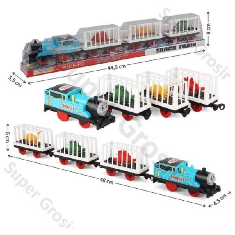 Mainan kereta Thomas Dinosaurus Baterai