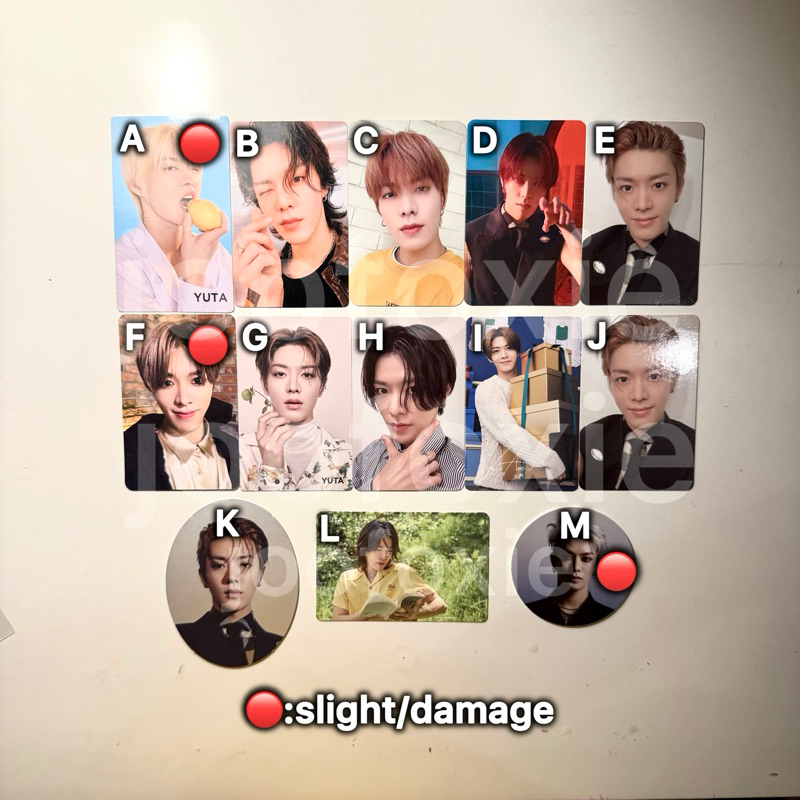 All about Yuta NCT 127 Photocard (nature republic, favorite, regulate, slowacid)
