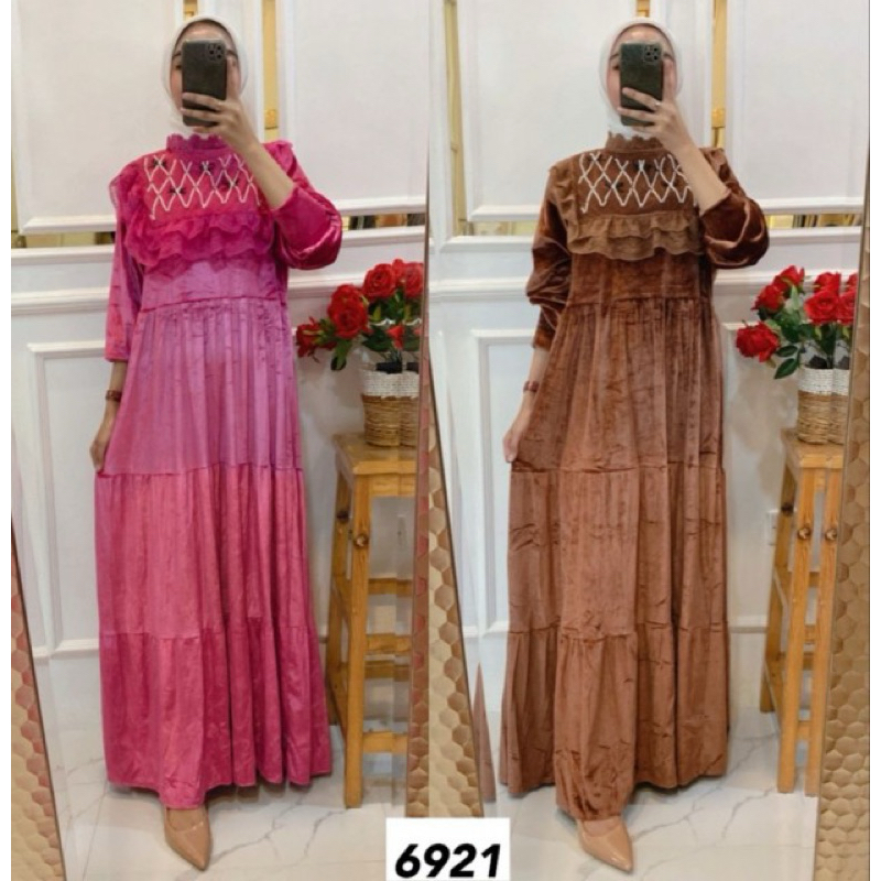 ARB3 - Premium Gamis Bludru Import