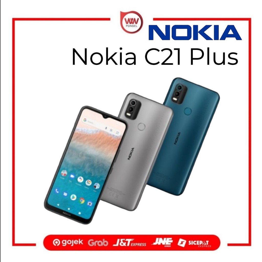 Hp Nokia C21 Plus Ram 3GB Internal 32GB Garansi Resmi