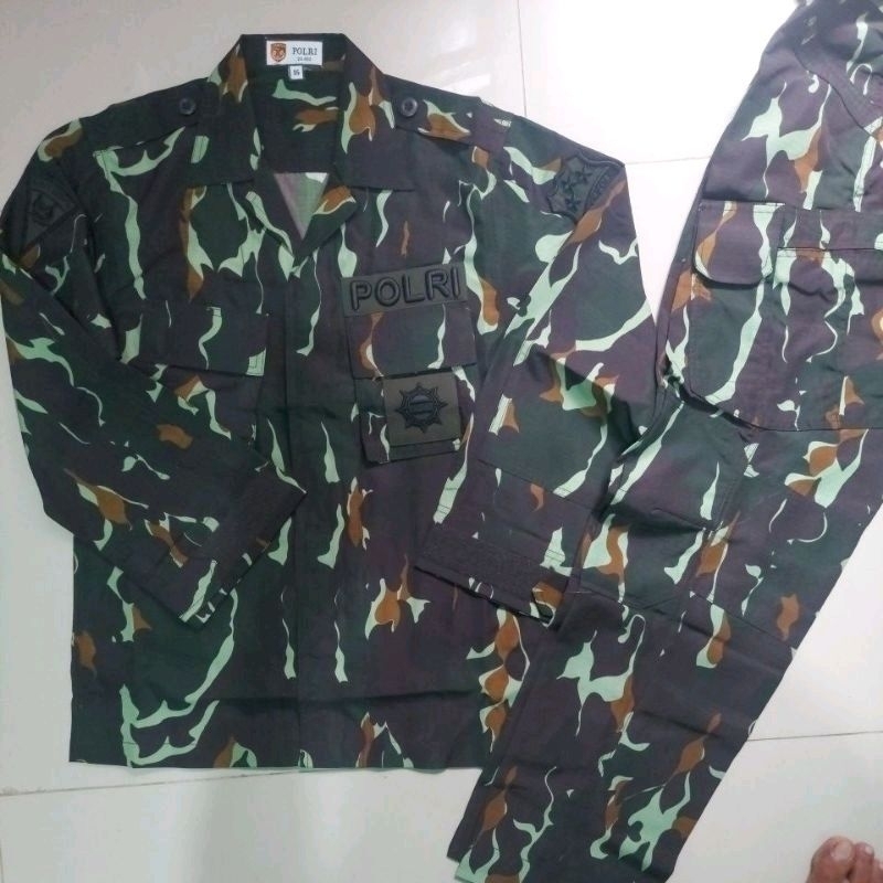 SERAGAM PDL TACTICAL LORENG Jatah BRIMOB