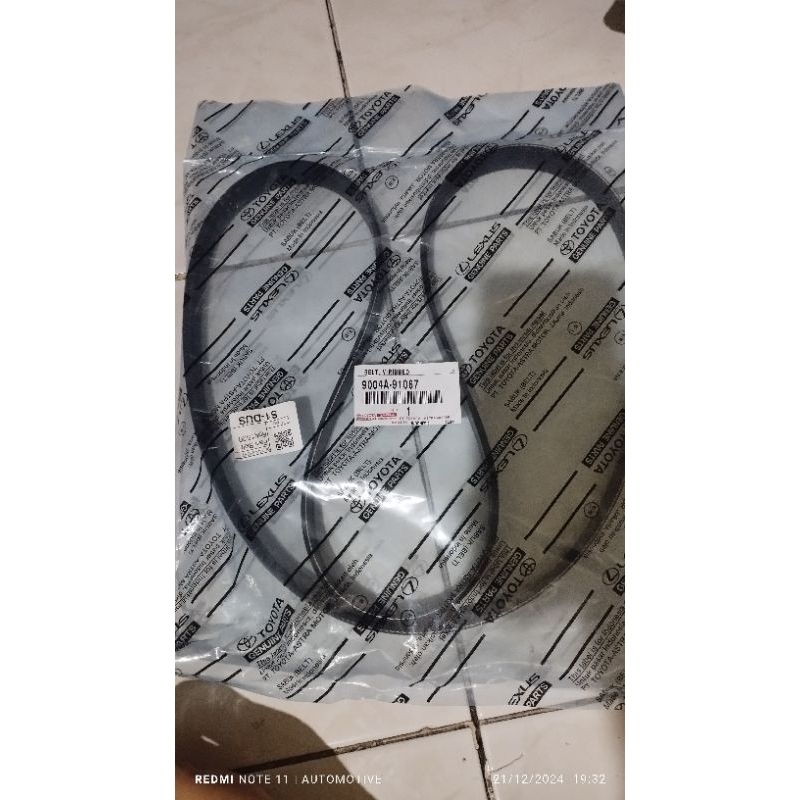 Vanbelt Tali Kipas Avanza Xenia Rush Terios 9004A-91067