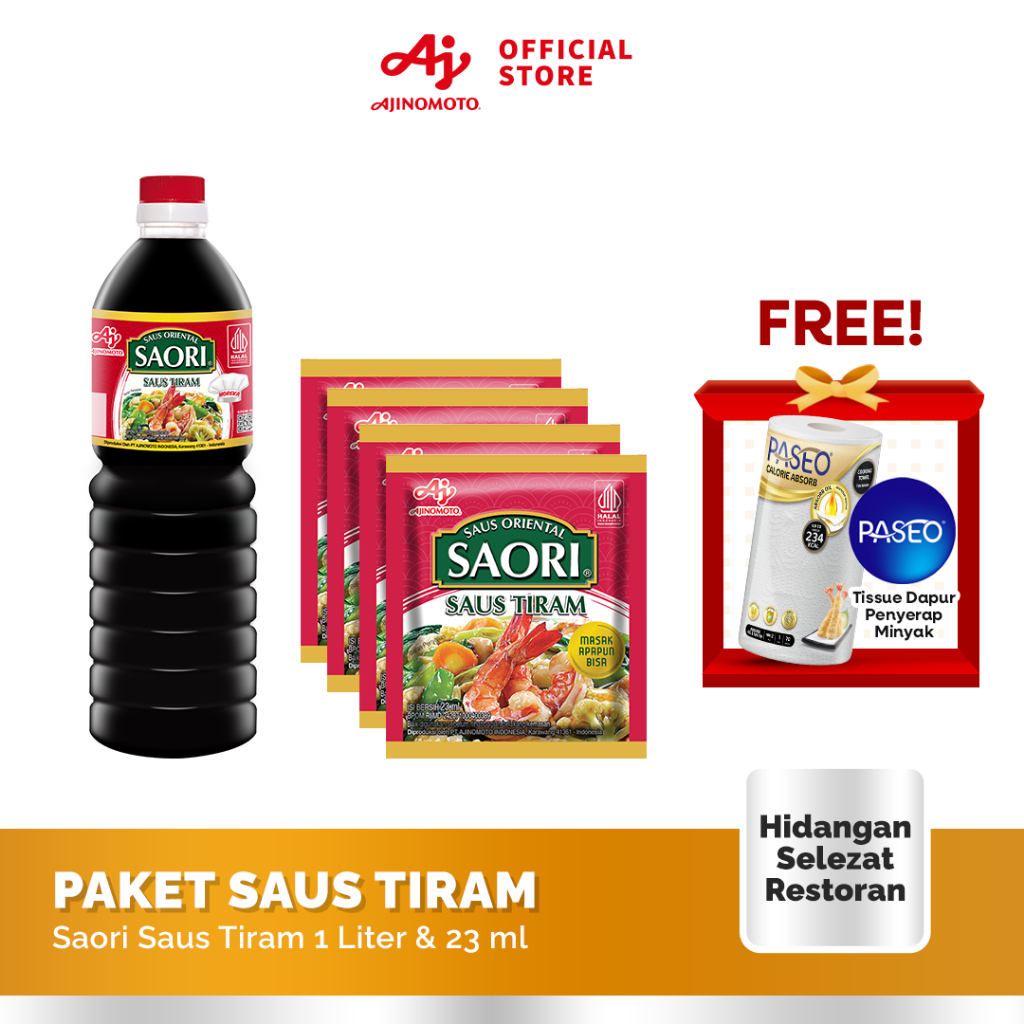 

Free Tissue Paseo - Paket Saus Tiram - Saori Saus Tiram - Hidangan Selezat Restoran