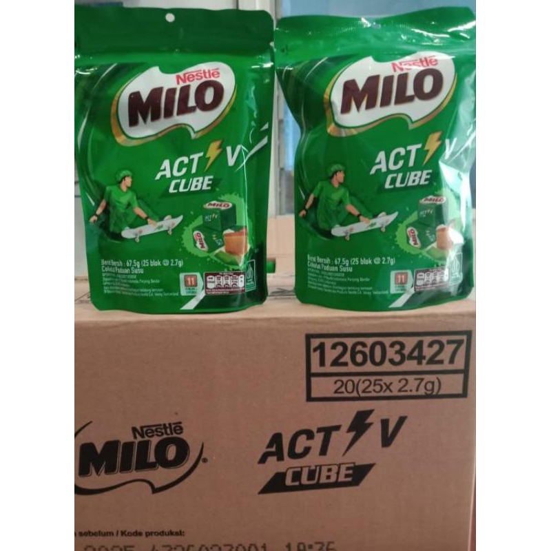 

PROMO || MILO ACT CUBE isi 25 pcs by NESTLE