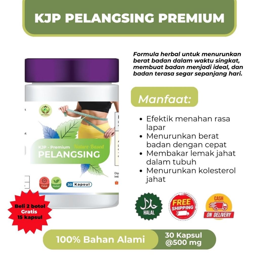 

PELANGSING PREMIUM DOSIS STRONG / OBAT PELANGSING UNTUK MENURUNKAN BERAT BADAN / OBAT UNTUK DIET