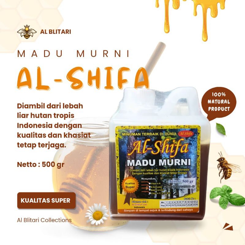 

Madu Murni Al Shifa 500 gr dan 1 kg