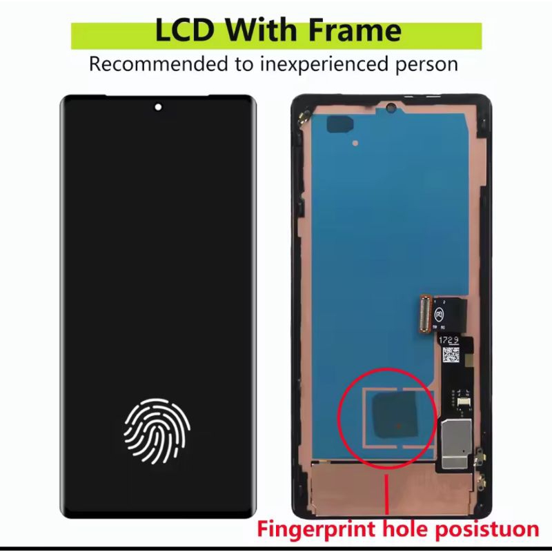 LCD Touchscreen  Google Pixel 7 PRO OLED