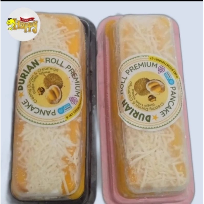 

Pancake Durian Roll Premium Beku Frozen 250 gram