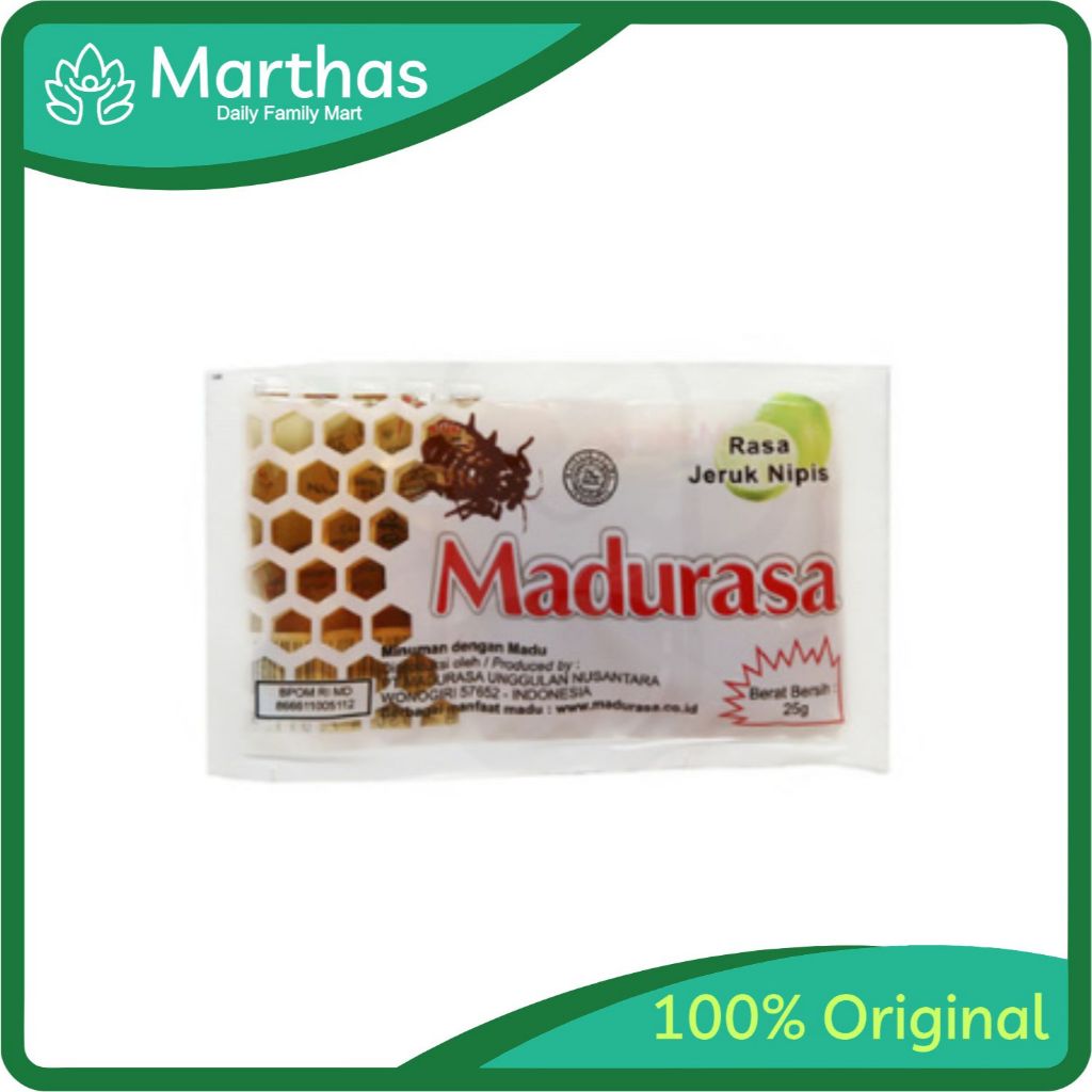 

MADURASA SACHET JERUK NIPIS 25GR | MARTHASSHOP24