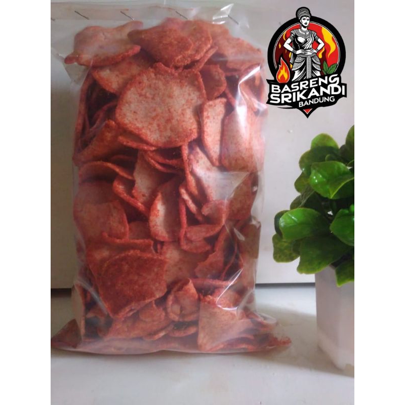

Basreng Srikandi Bandung Varian Rasa Pedas Normal 500 GR