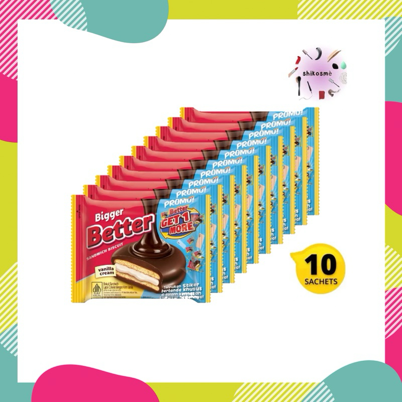 

Better Bigger Sandwich Biscuit 27 gr isi 10 pcs