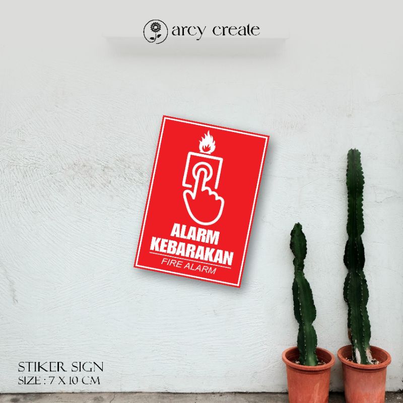 

Stiker Alarm Kebakaran