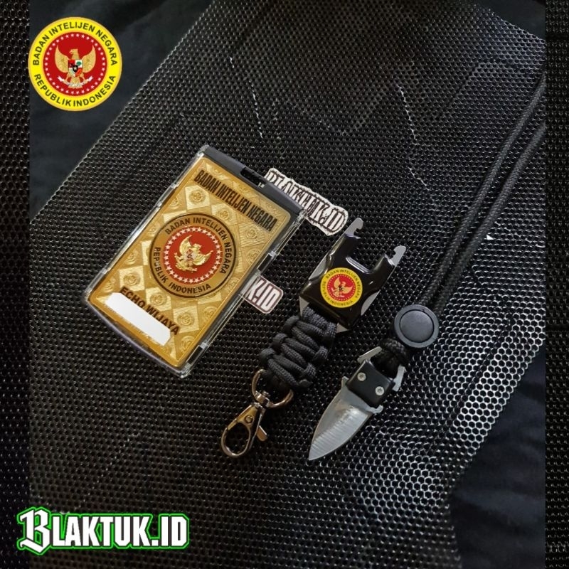 

plat id name tag BADAN INTELIJEN NEGARA