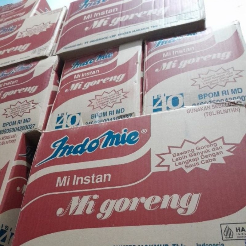 

INDOMIE GORENG 90GR ISI 40PCS 3 DUS