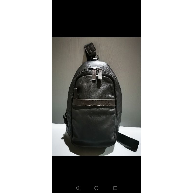 Tumi Sling Bag Body Leather Ori