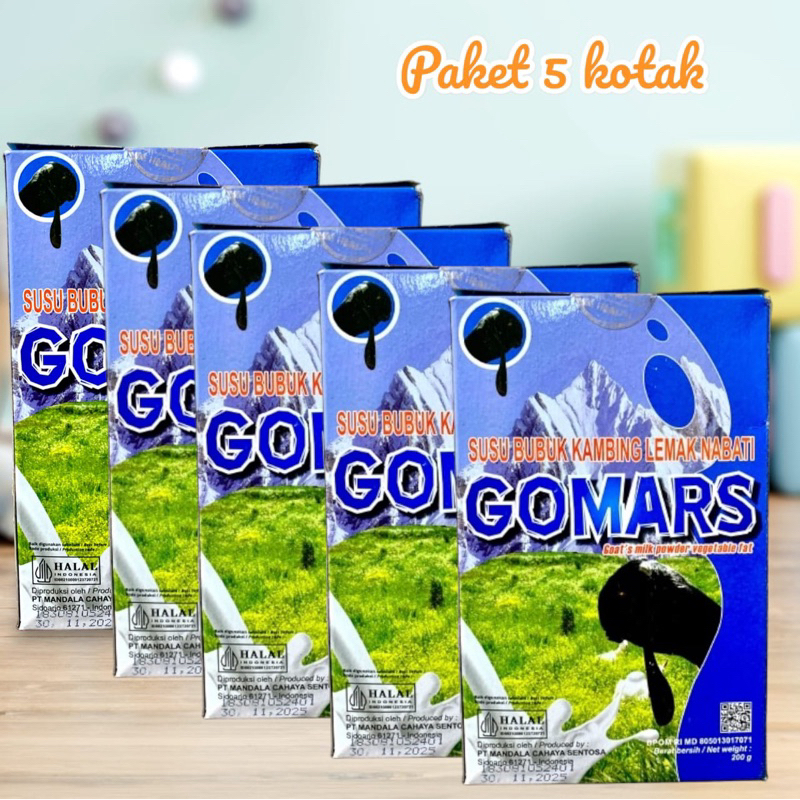 

Susu Bubuk gomars Paket 5 Kotak