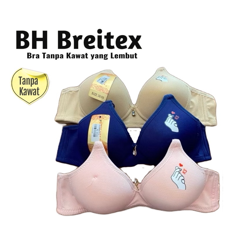 Bra Wanita BH Breitex 7513 Tanpa Kawat