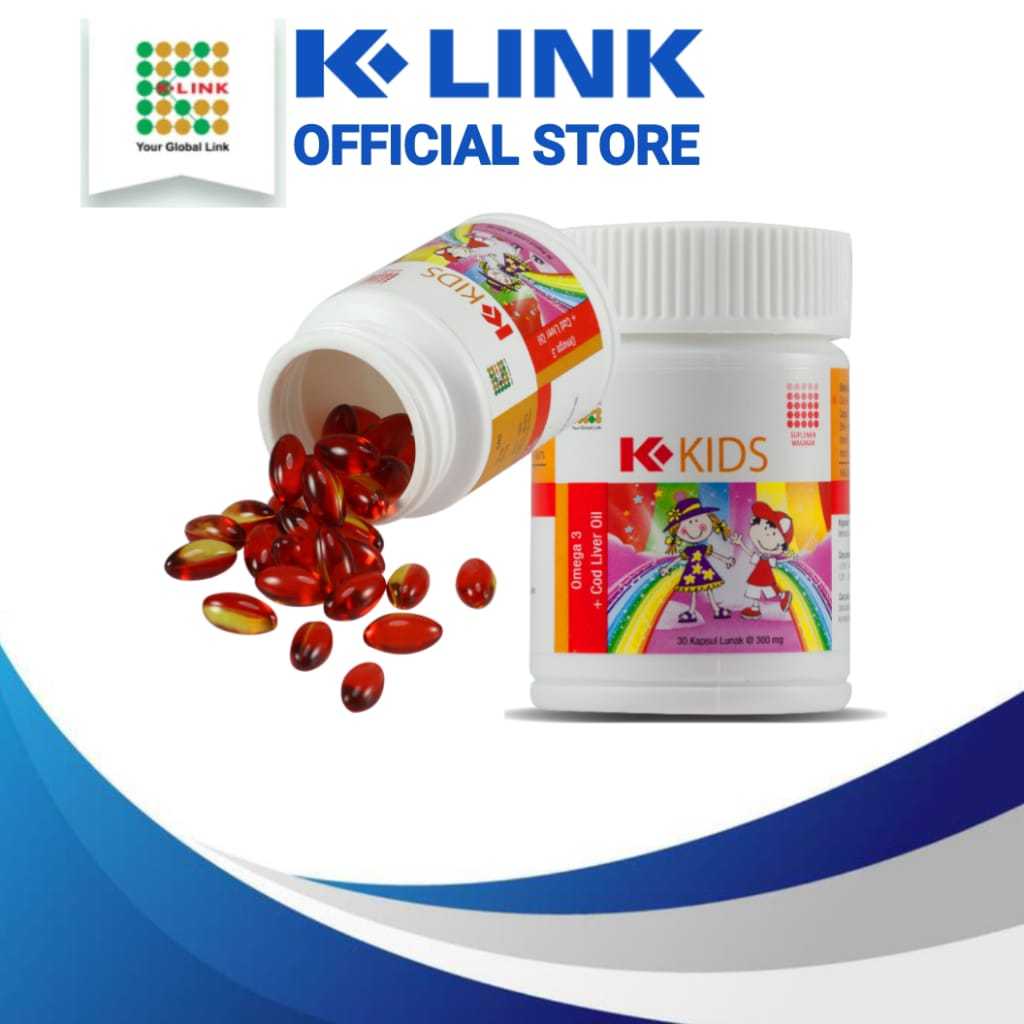 ♻️𝗢𝗥𝗜𝗚𝗜𝗡𝗔𝗟 | K Kids Omega 3.K Kids Original K Link.K Kids Omega 3 minyak ikan original.K Kids.K Link
