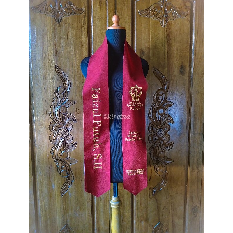 SELEMPANG LEHER/SLEMPANG KALUNG/SELEMPANG WISUDA/SLEMPANG MURAH