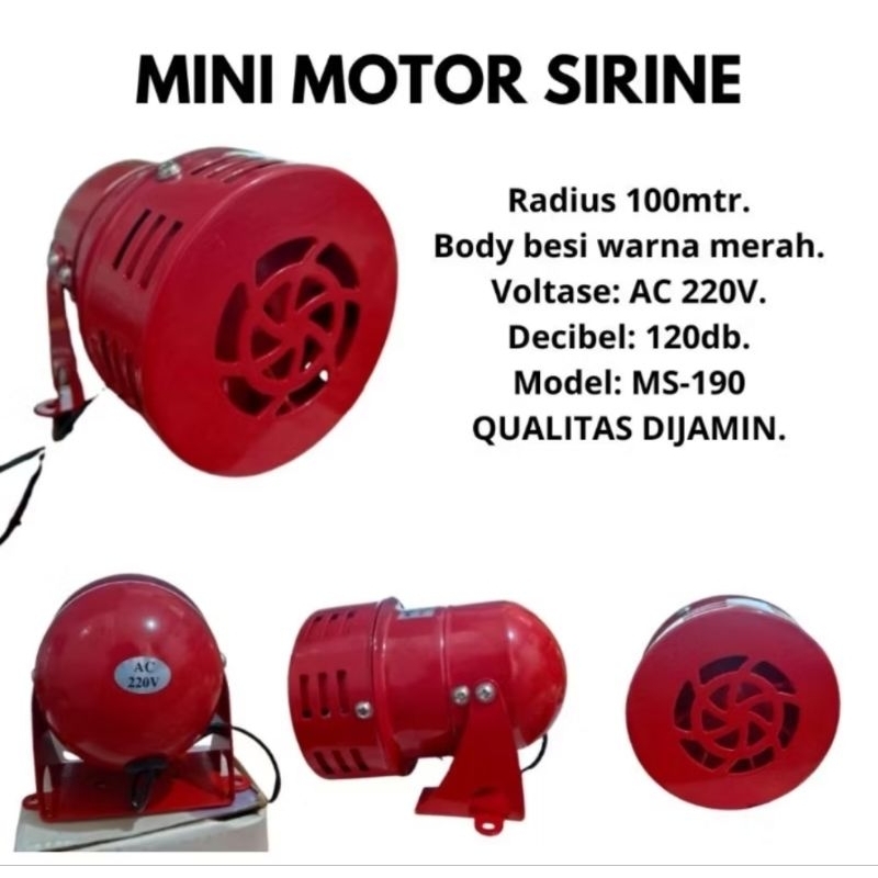 Motor sirine / bel listrik
