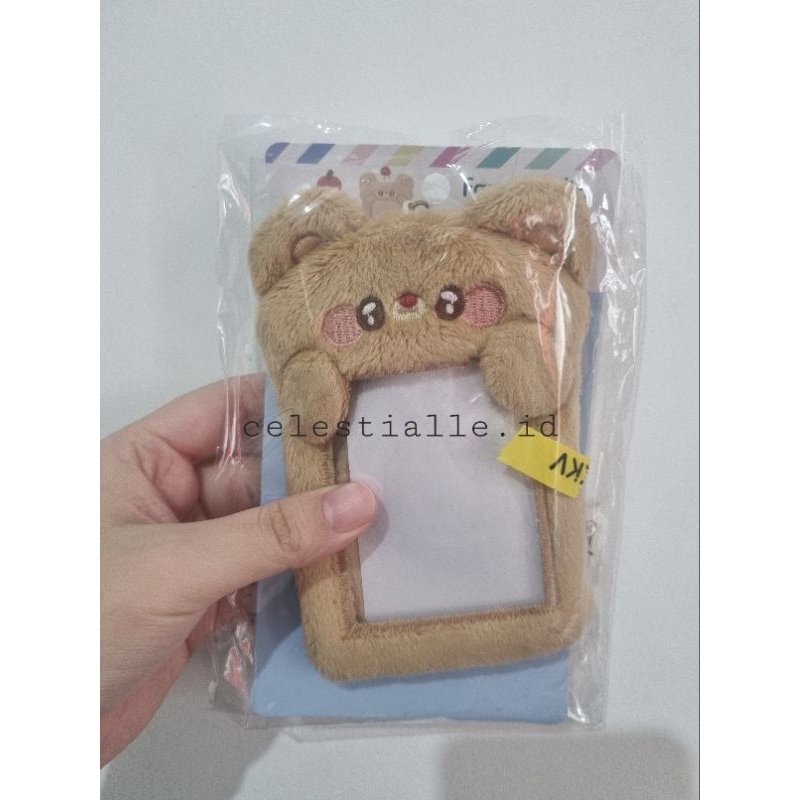fanz studio bear card holder cahol doll boneka kkv oh some