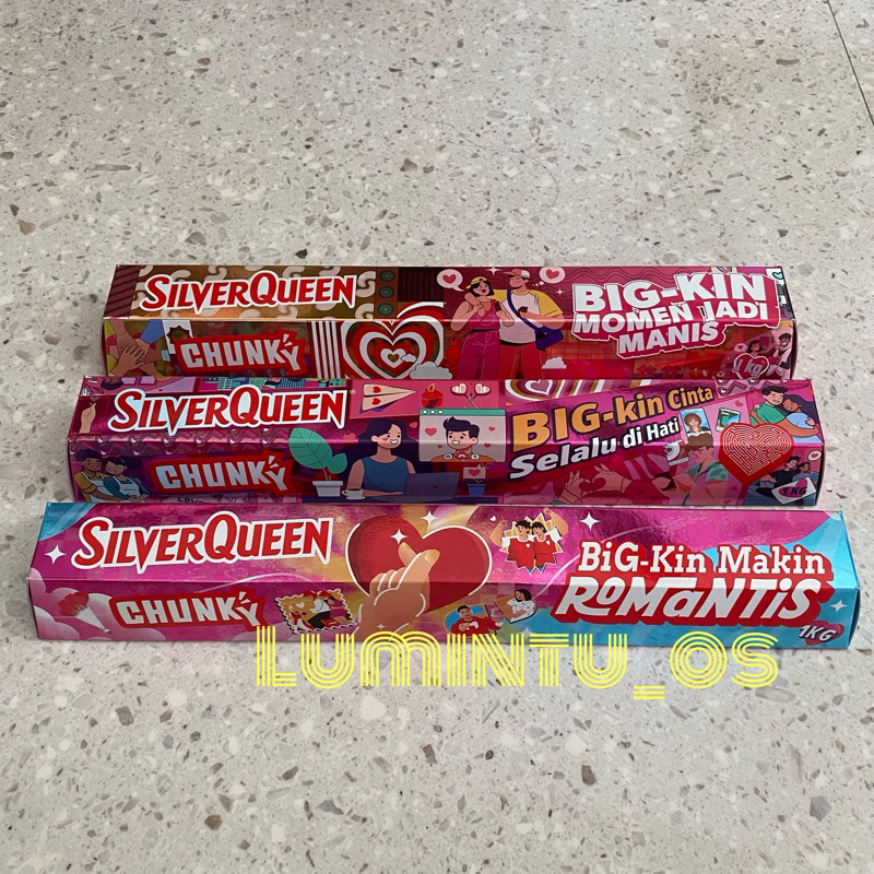 

NEW! Edisi 2025 Silverqueen 1kg Chunky Bar King Jumbo