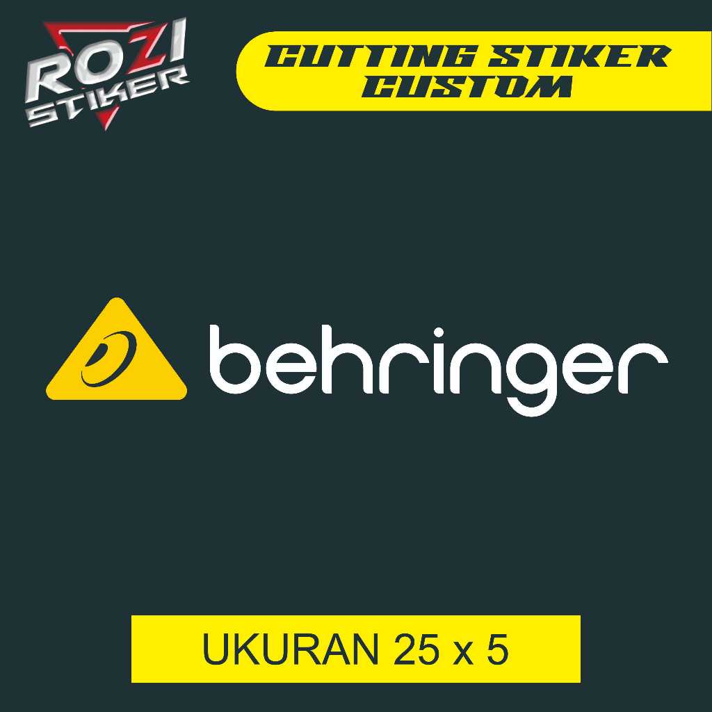 

STIKER CUTTING BEHRINGER