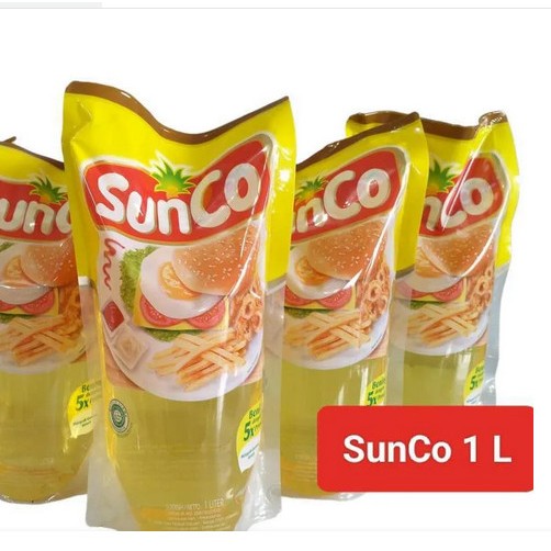 

Sunco minyak goreng bening refiil 1 liter