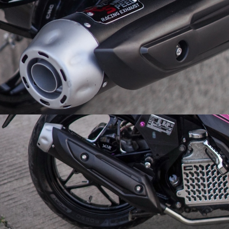 Knalpot Rez Speed Tipe SRV3 Standar Racing Fullsystem