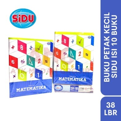

Buku tulis kotak kecil/Matematika 38 lembar sinar dunia ( 10 buku )
