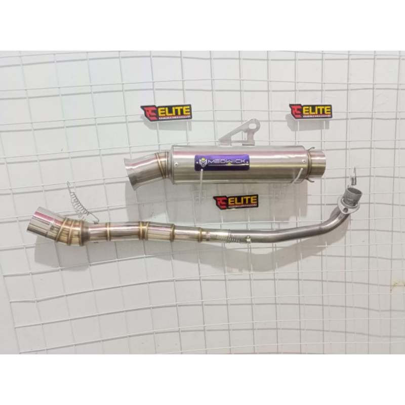 knalpot win 100 knalpot racing win 100 knalpot Honda win 100 bahan stenlis knalpot medwick medwik Ju