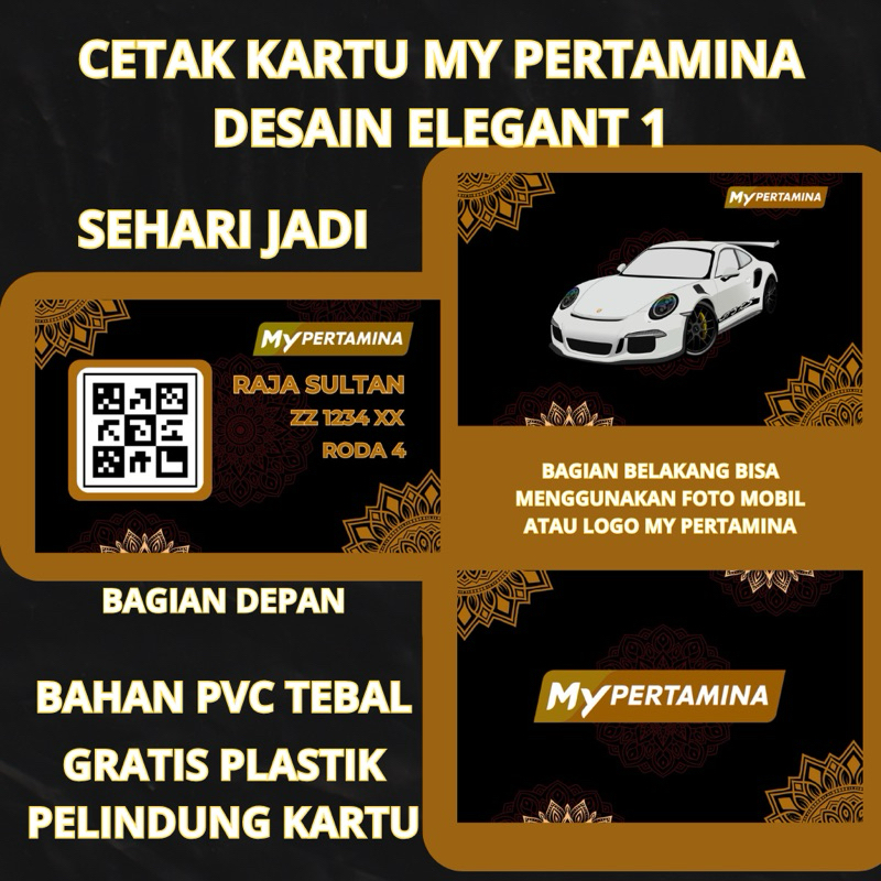 

Cetak Kartu My Pertamina Desain Elegant I