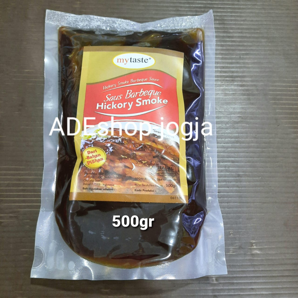 

Mytaste Hickory Smoke BBQ sauce 500 gr saus barbeque grill