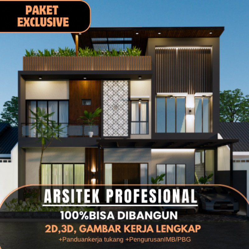 

Desain Arsitek Profesional (PAKET EKSLUSIF)