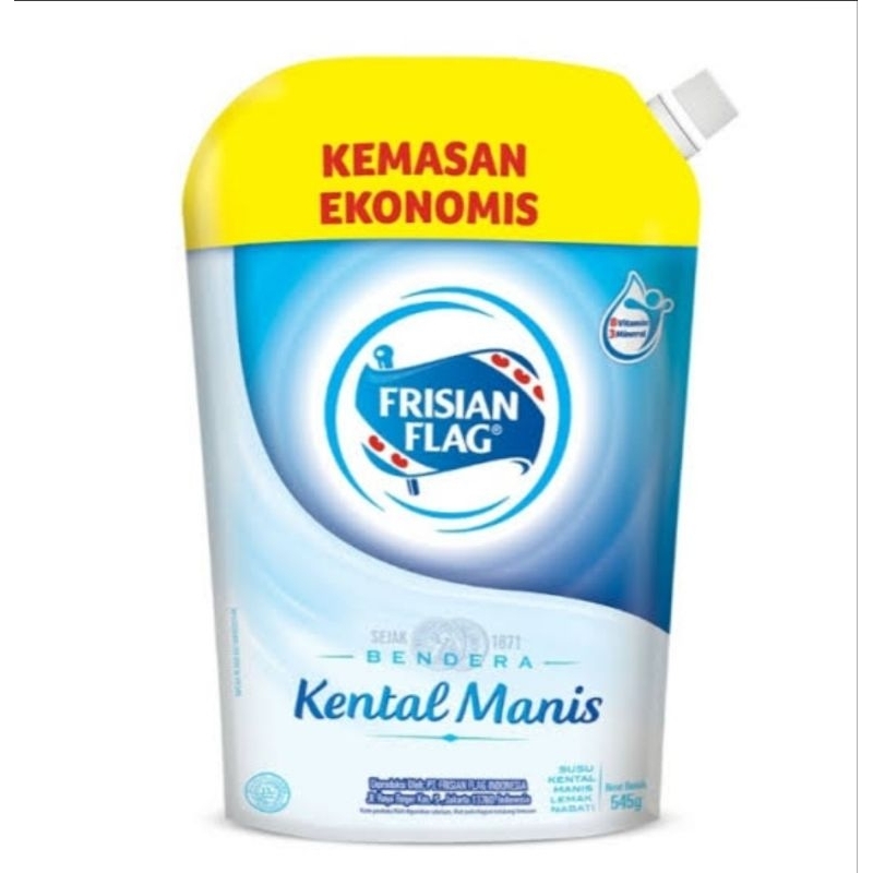 

susu Kental manis Frisian Flag varian Full Cream isi 545 gram