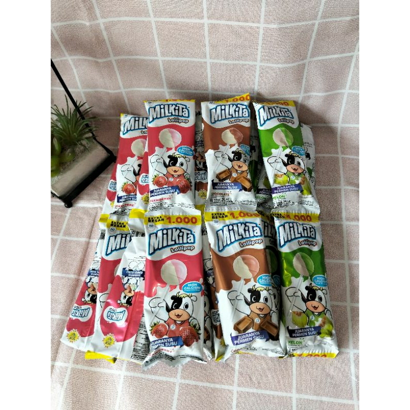 

Permen Milkita Lolipop Mix Rasa Isi 30 pcs