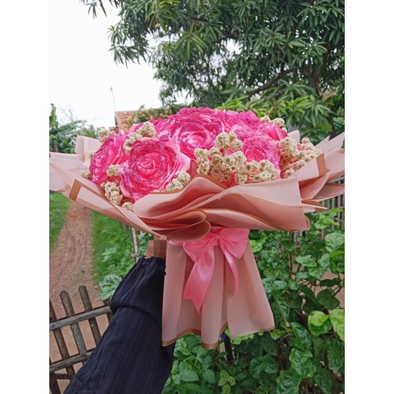 

KARIN BUKET - Buket Wisuda Bucket Ulang Tahun Bucket Cewek Bouquet Cowok Ultah Graduation Pelulusan Gift Premium