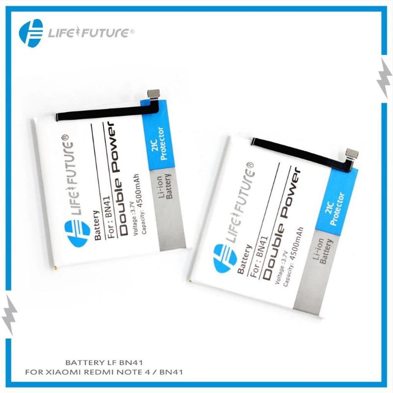 Batre Lf Xiaomi Redmi Note 4 / BN 41 Original Life Future
