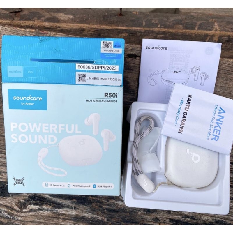 tws angker soundcore r50i good condition - headset original pabrik