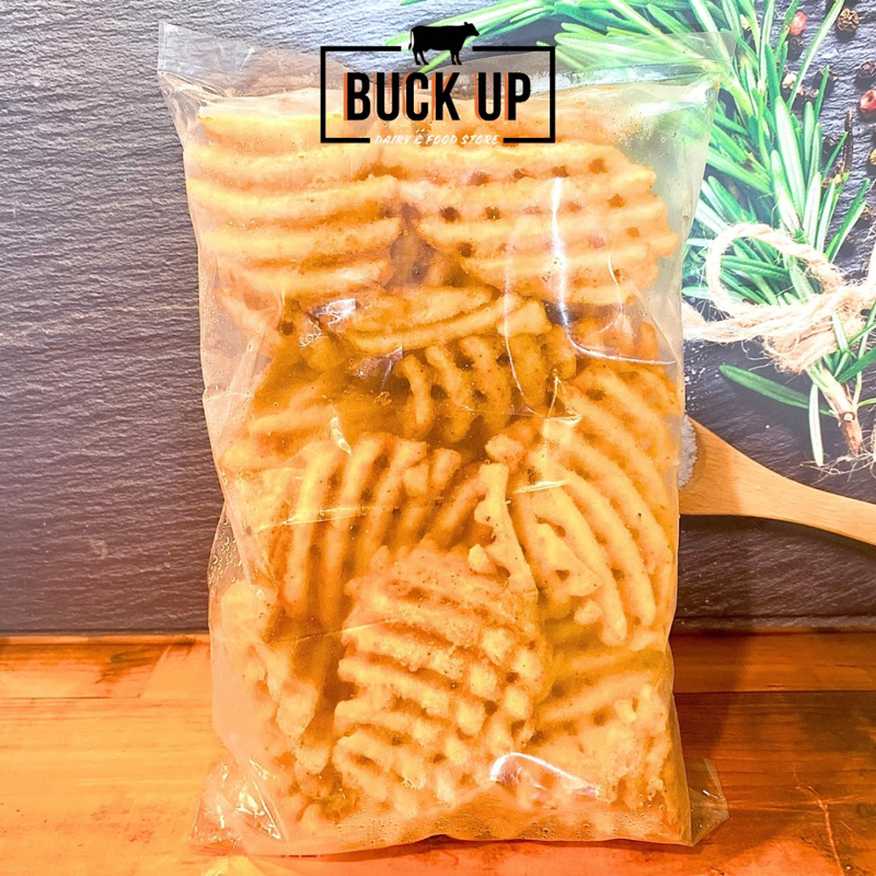 

Kentang Waffle Fries Mccain Repack 500gr