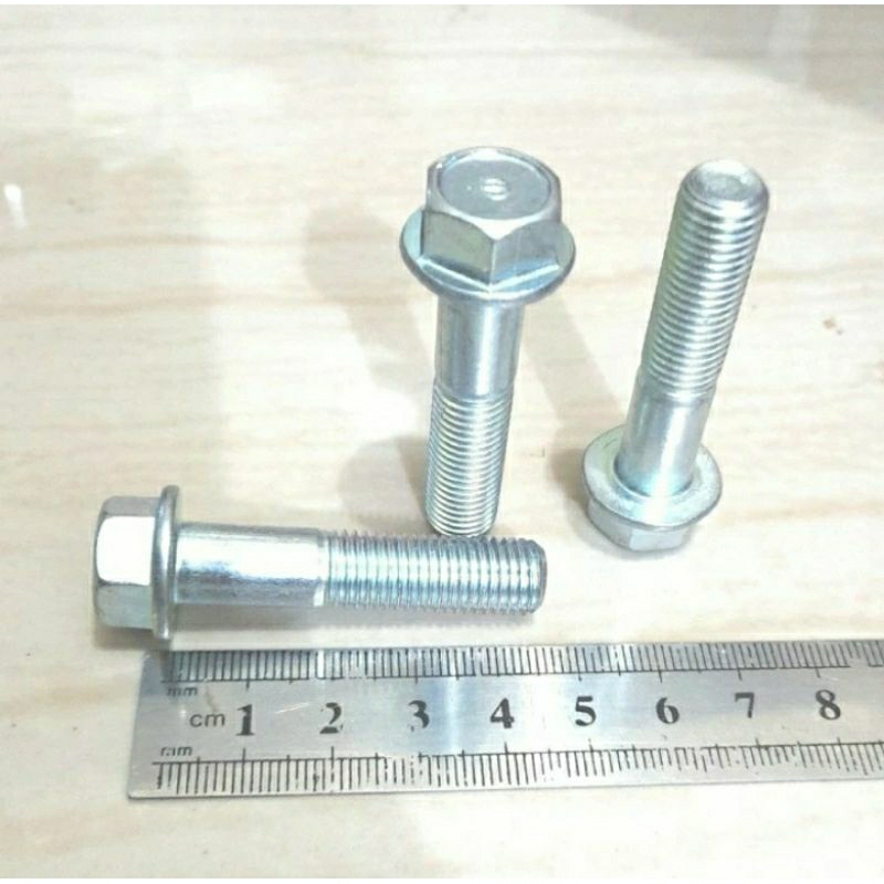 Baut Flange M10×45 / Flange Bolt / Baut Shockbeker