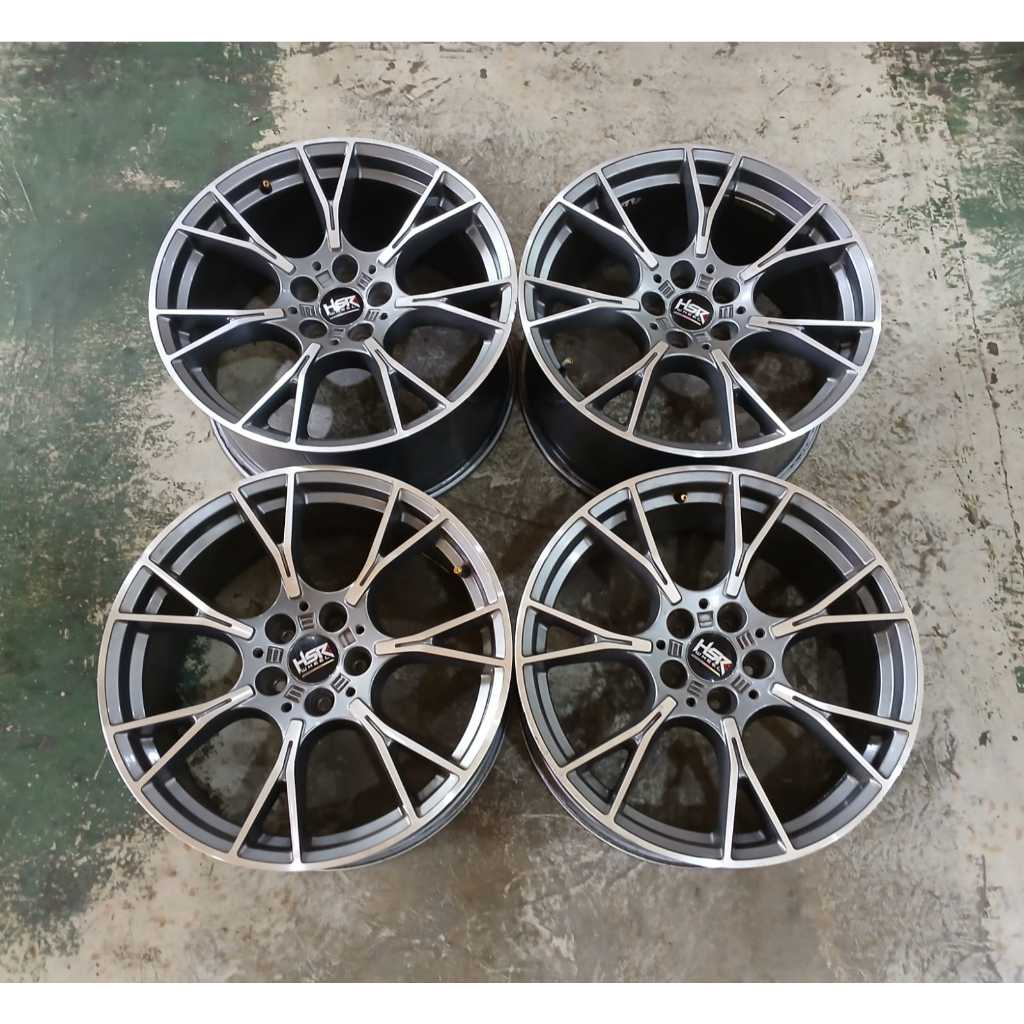 VELG MOBIL BEKAS HSR WURZEL RING 19 PCD 5X112 COCOK UNTUK MERCY