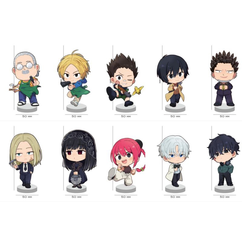 Sakamoto Days Chibi Acrylic Standee / Standee Akrilik Anime Sakamoto Days Chibi