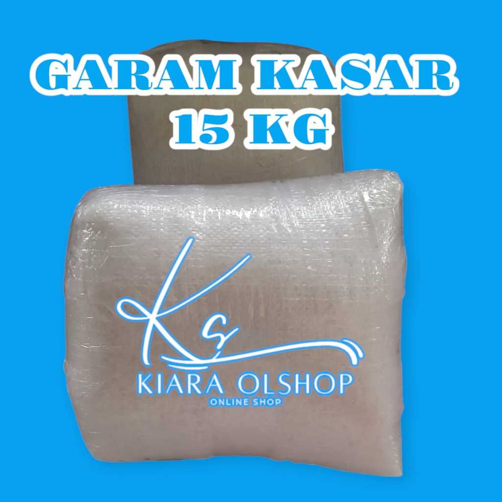 

Garam Kasar Kemasan 15 KG gratis Ongkir