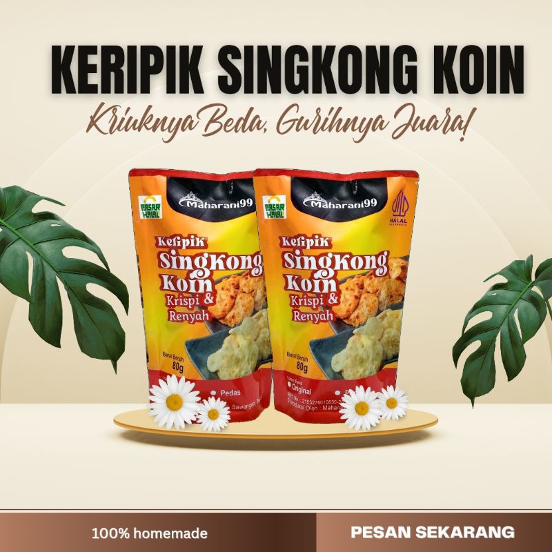 

Keripik Singkong Koin Original - 80 gram