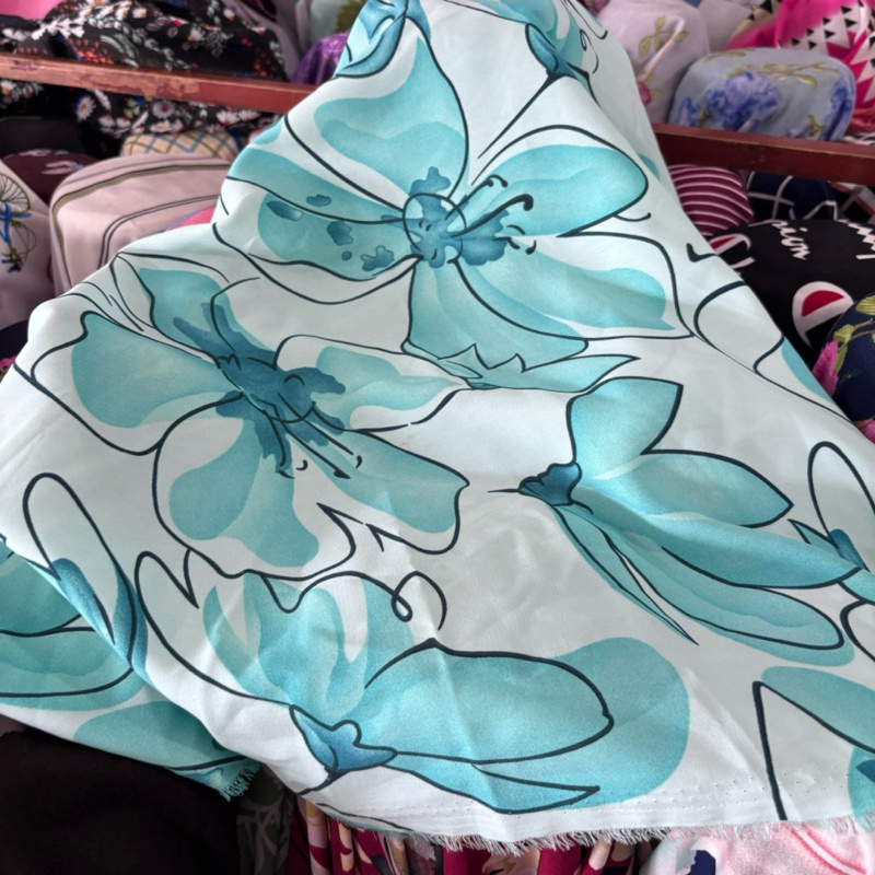 kain Wolfis motif bunga - kain Wolfis premium - kain bahan motif bunga - kain motif bunga - kain met