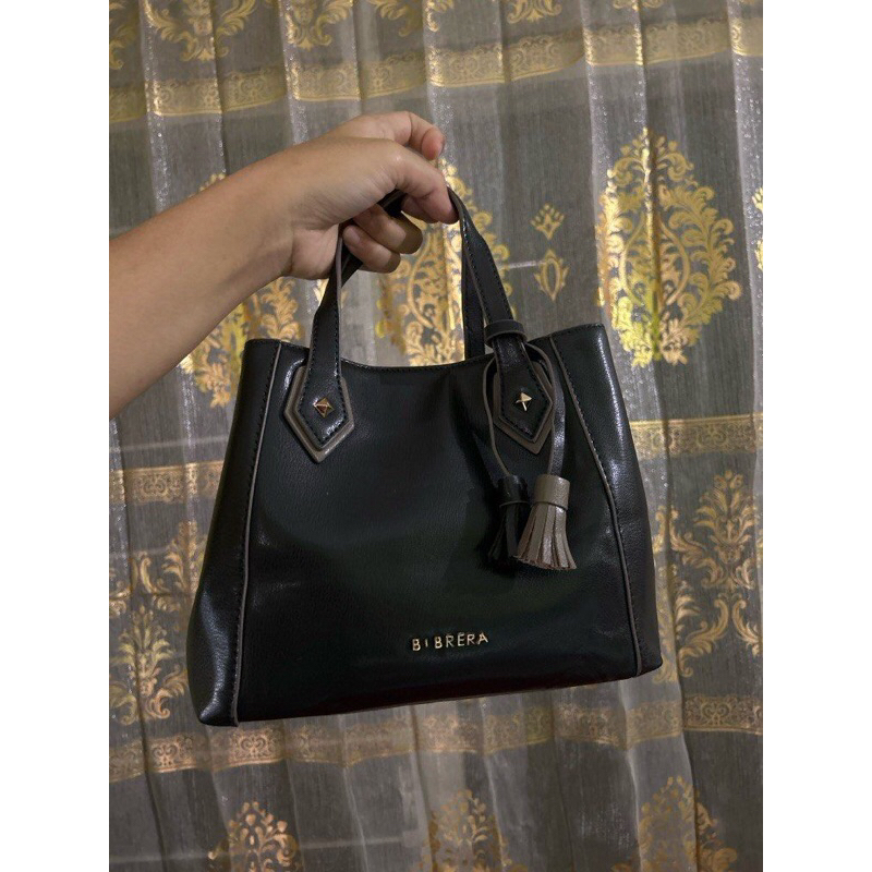 TAS HAND BAG SLING BAG BRERA ORIGINAL KULIT ASLI GLOSSY LIKE NEW NO MINUS TANPA TALPAN