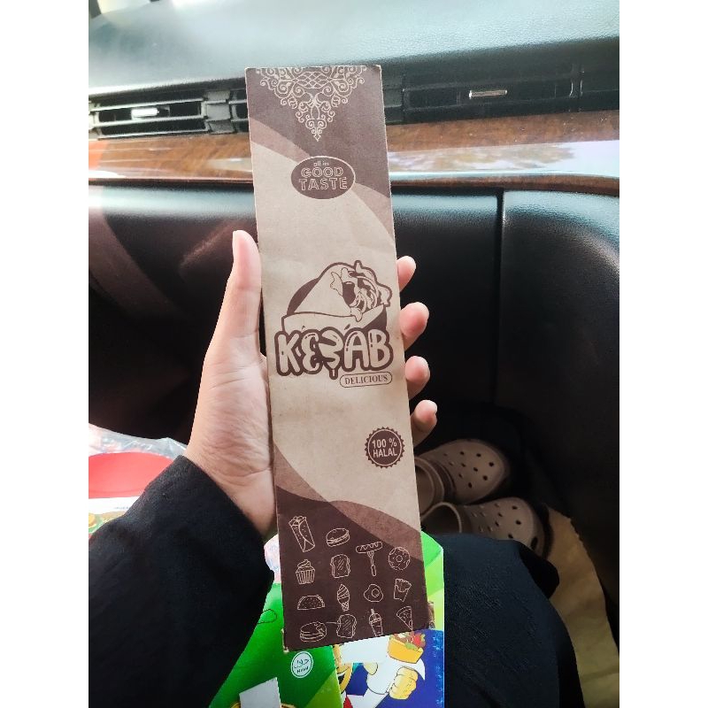 

kertas kebab coklat 100lembar